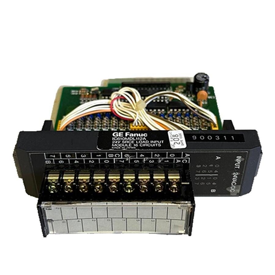 Used NEW FANUC IC610MDL112A SERIES ONE 24V SOURCE LOAD INPUT MODULE 16-PT IC610MDL112