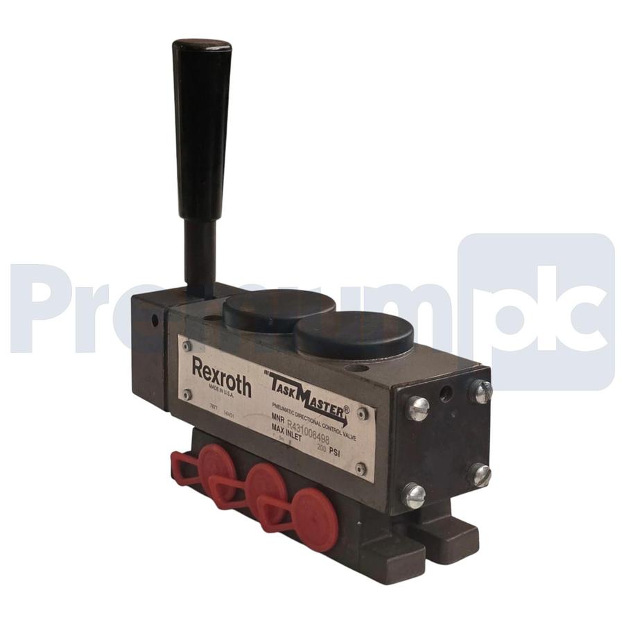 Rexroth R431008498 Taskmaster Pneumatic Directional Valve 200PSI PJ-033210-00000