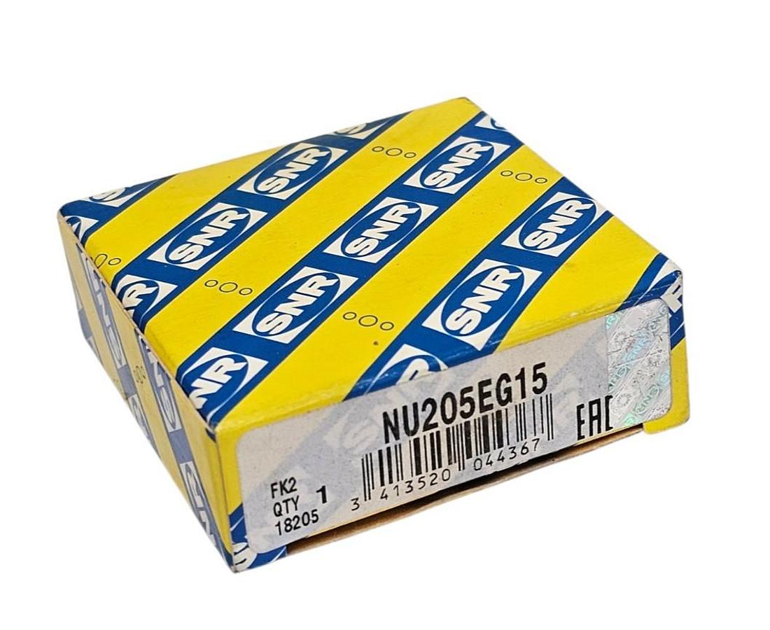Used NIB SNR NU205EG15 CYLINDRICAL ROLLER BEARING