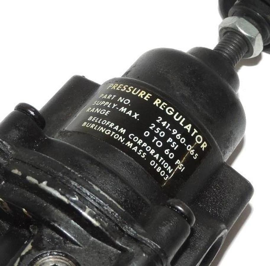 Used BELOFRAM 241-960-065 PRESSURE REGULATOR 250 PSI 1/4" THREAD