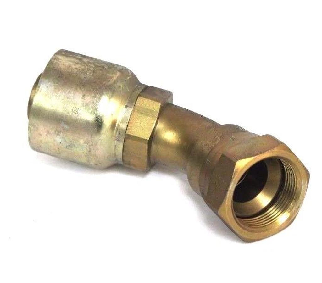 NEW PARKER 13771-20-20 SWIVEL ADAPTER FITTING 45 DEG. ELBOW 1-1/4", 137712020