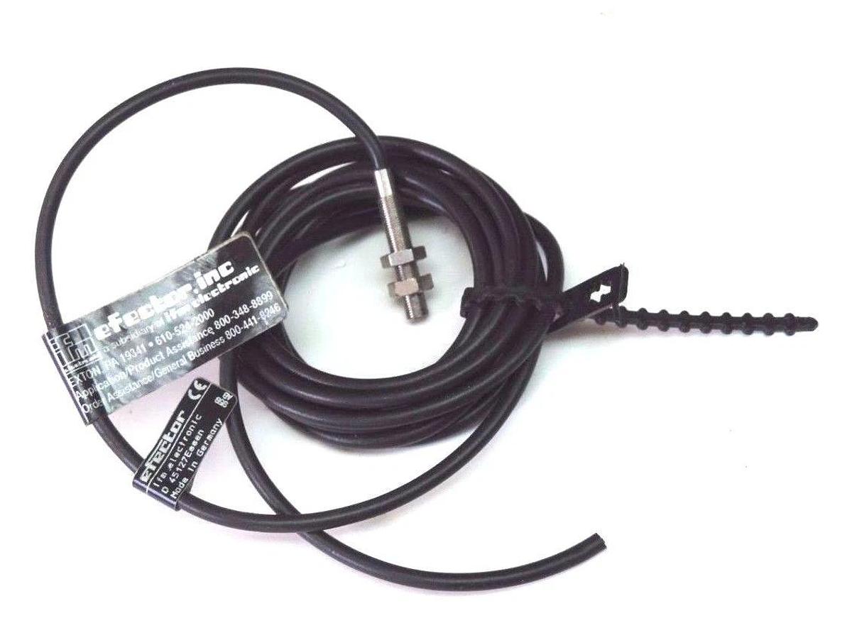 Used IFM EFECTOR IY5034 PROXIMITY SENSOR IYB30.8-ANKG/V2A, 0.8MM, 10...36VDC