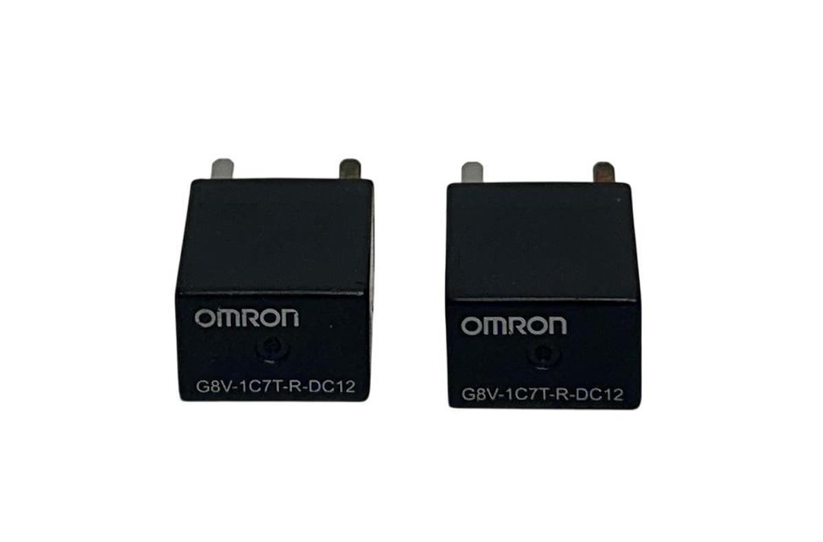 Used 2 HOIST LIFTRUCK G8V-1C7T-R-DC12 / M05139 OEM RELAYS FOR FORKLIFT NSMP
