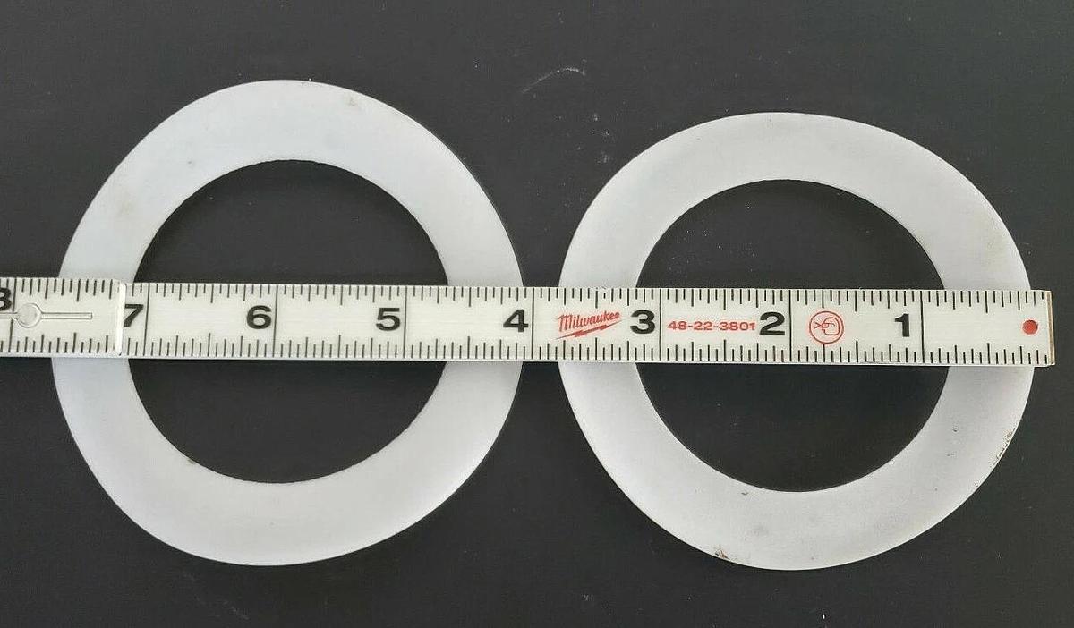 Used LOT OF 12 LAPP W-35333 CAUSTIC PUMP CAP GASKETS W35333