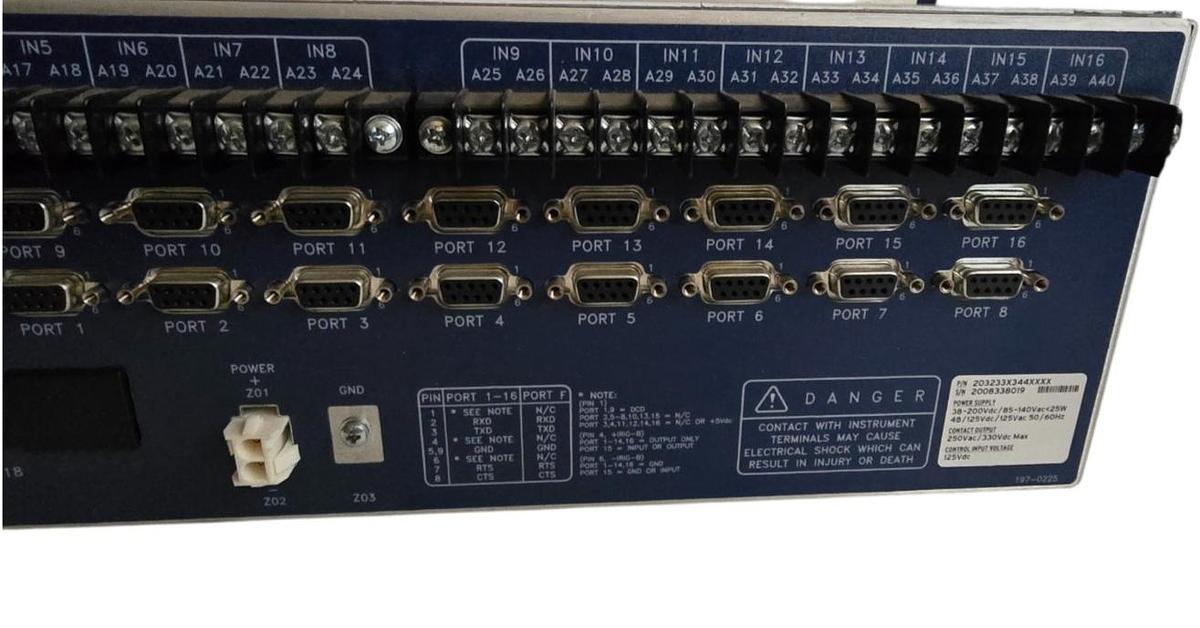Used SCHWEITZER SEL-2032 SCADA RTU COMMUNICATIONS PROCESSOR P/N: 203233X344XXXX NSNP