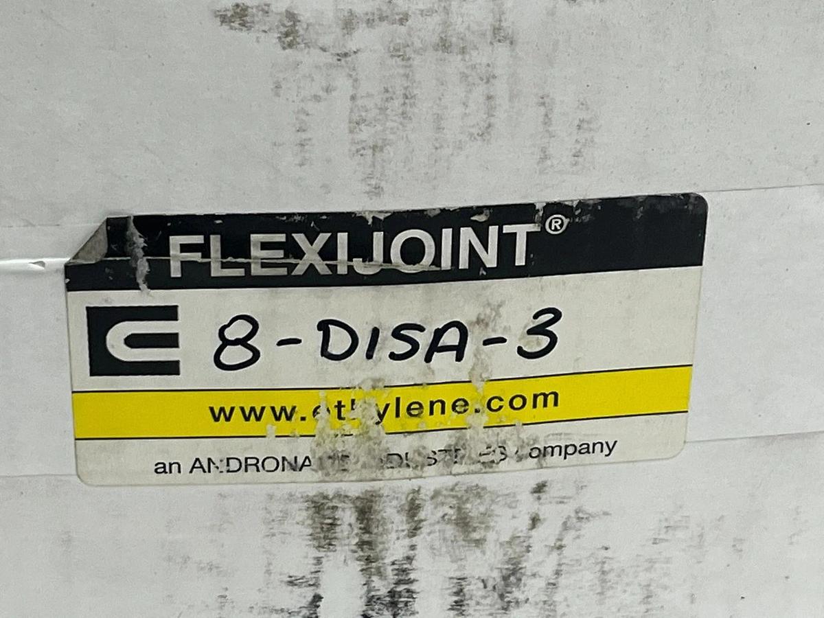 Ethylene FlexiJoint 8-DISA-3 8" PTFE Expansion Joint Bellows Flange New Surplus