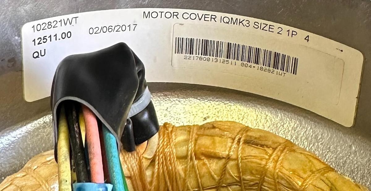 Used NEW ROTORK IQ3/1M575217 MOD5A IQ19 480 3 60 4P WT MOTOR ASSEMBLY IQMK3 1M575217