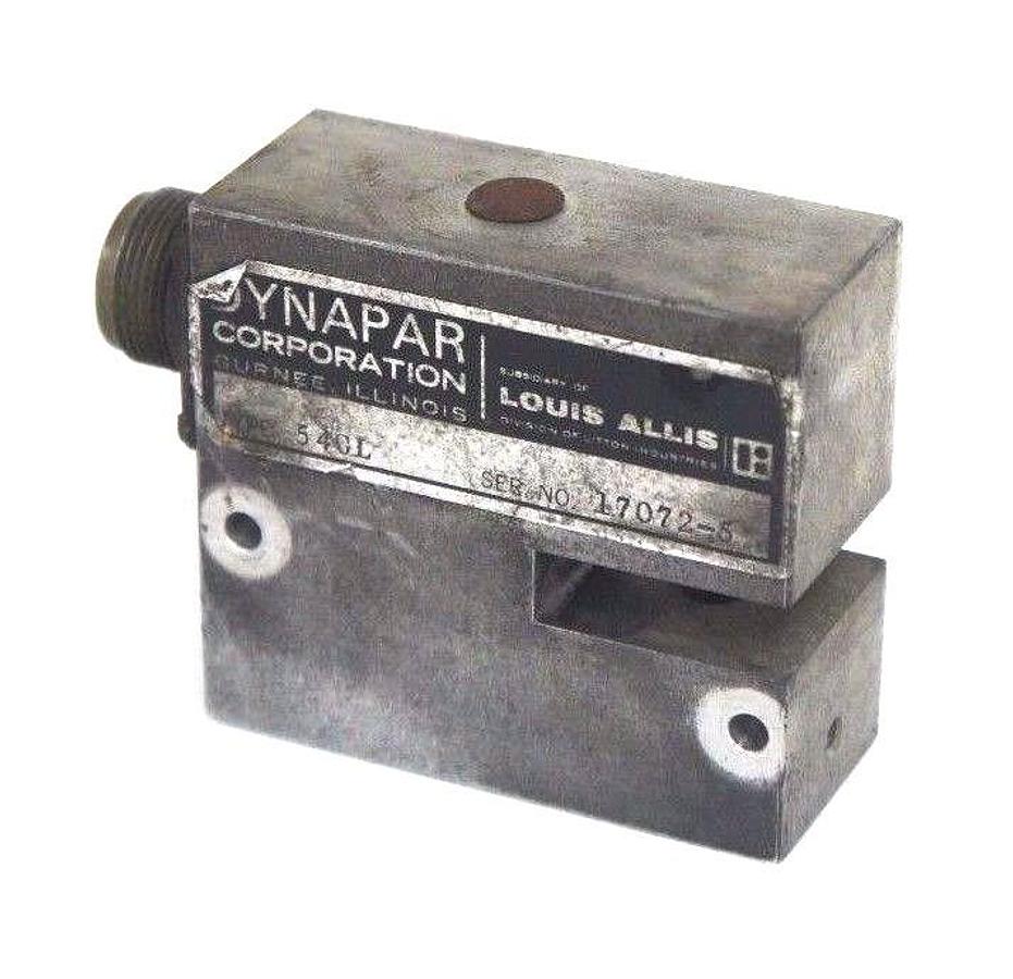 Used DYNAPAR CORP. TYPE 540L TRANSDUCER