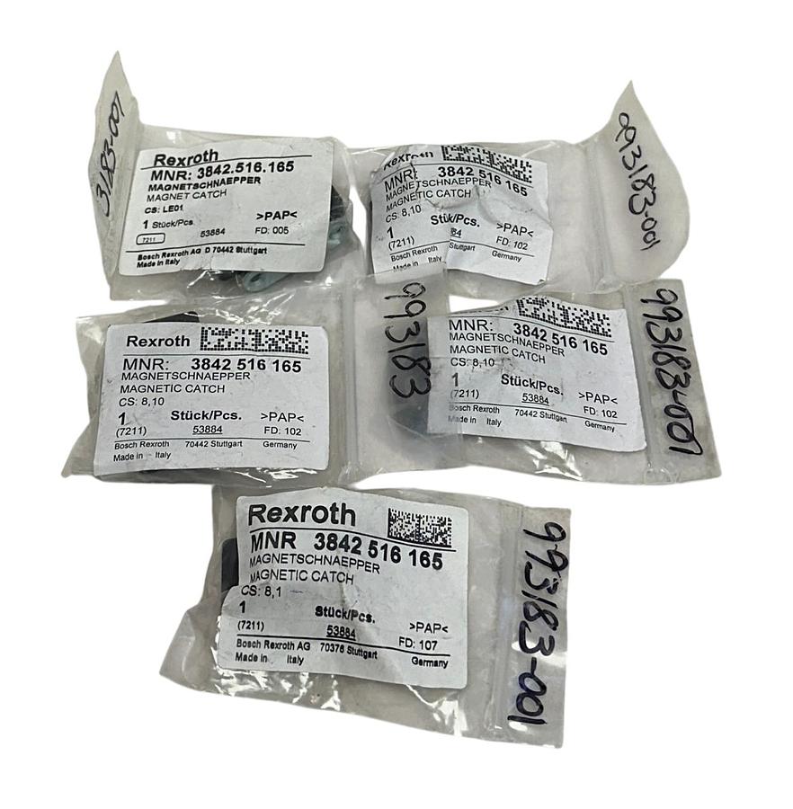 Used 5 BOSCH REXROTH 3842 516 165 / CS 8.10 / 3842516165 MAGNET CATCHES OEM NSMP