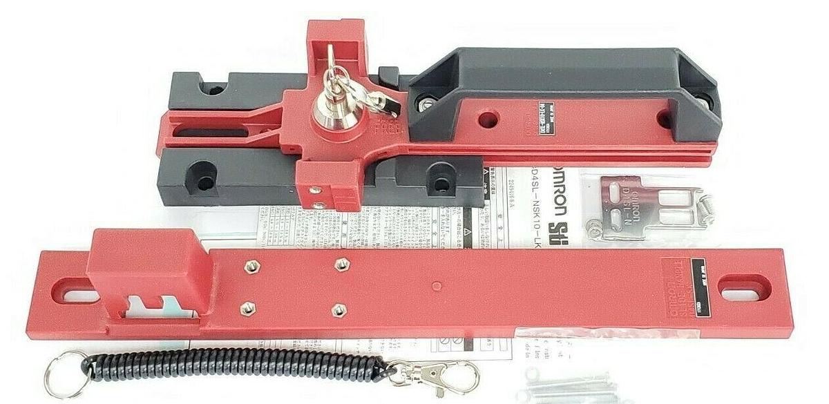 Used NIB OMRON D4SL-NSK10-LK-04 GUARD LOCK SAFETY-DOOR SWITCH D4SLNSK10LK04