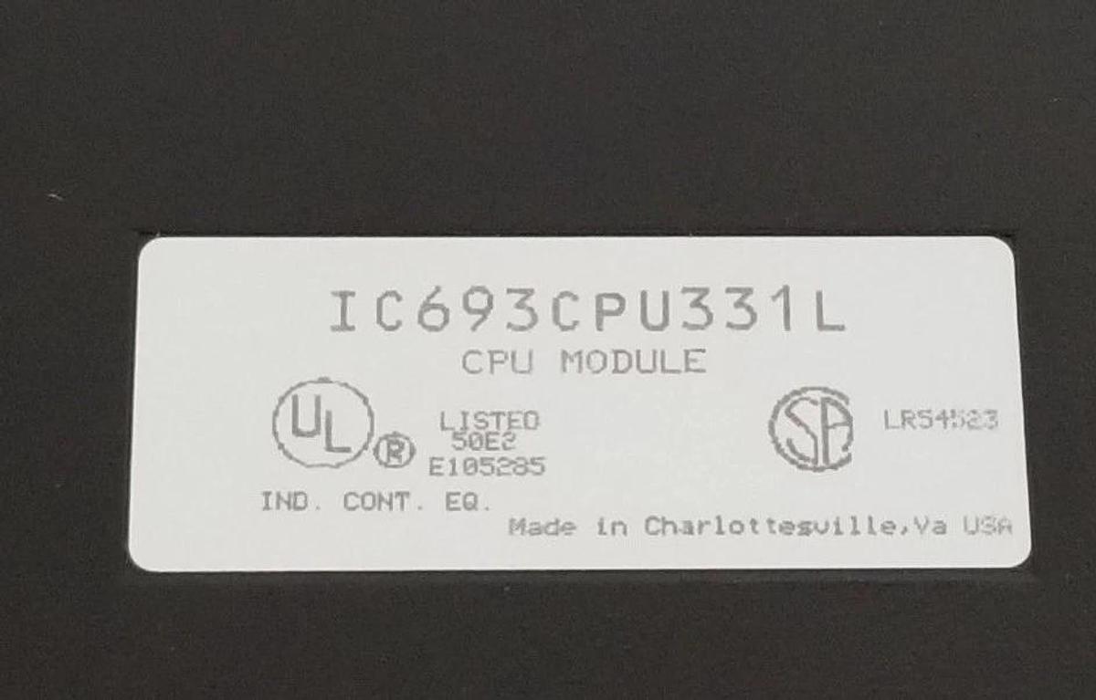 Used GE FANUC IC693CPU331L CPU MODULE