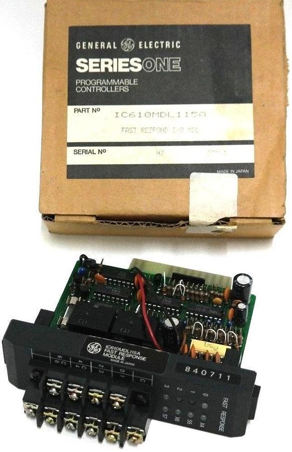 Used NIB GE FANUC IC610MDL115A SERIES ONE FAST RESPOND I/O MODULE