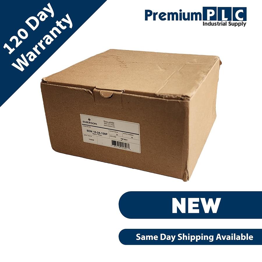 Used EMERSON SolaHD SDN10-24-100P SDN-P POWER SUPPLY 10A 24VDC 240W SDN1024100P NSMP