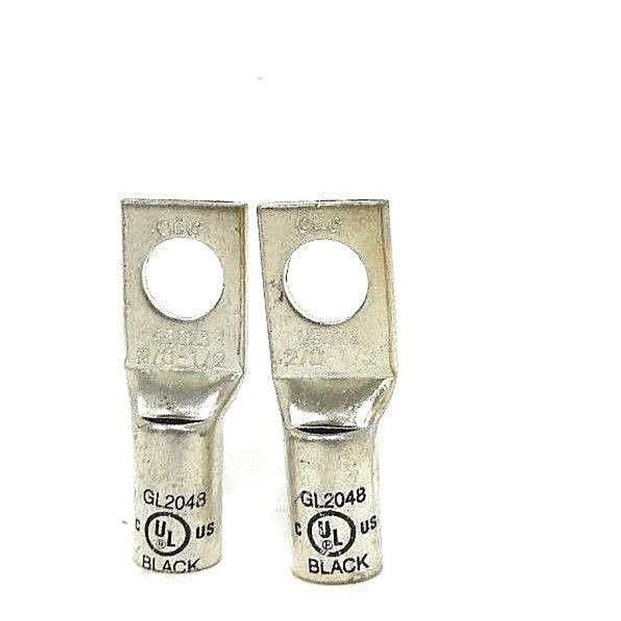 Used NIB NSI GL2048 COPPER COMPRESSION SHORT BARREL, ONE HOLE, BLACK - QTY 36