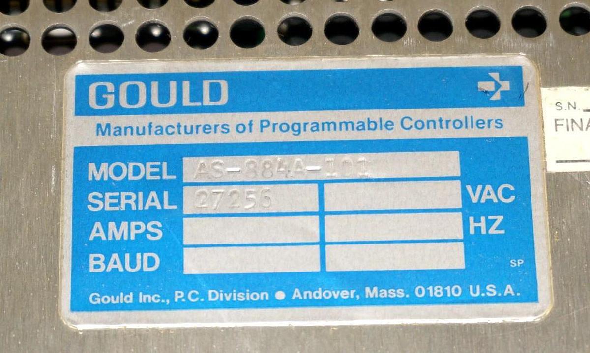 Used MODICON AS-884A-101 CPU MODULE W/O KEY AS884A101