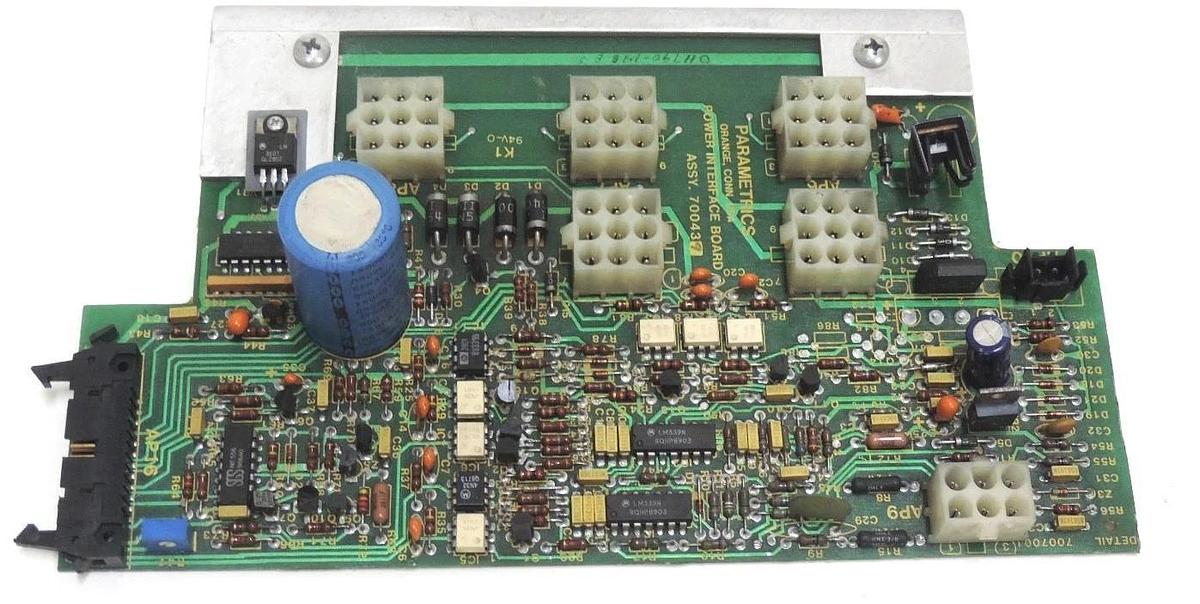 Used PARAMETRICS 700439 POWER INTERFACE BOARD, 700701G