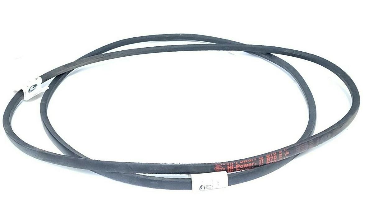 Used LOT OF 2 NEW GATES B70 V-BELTS 73INCH LENGTH .66IN WIDTH SINGLE RIB