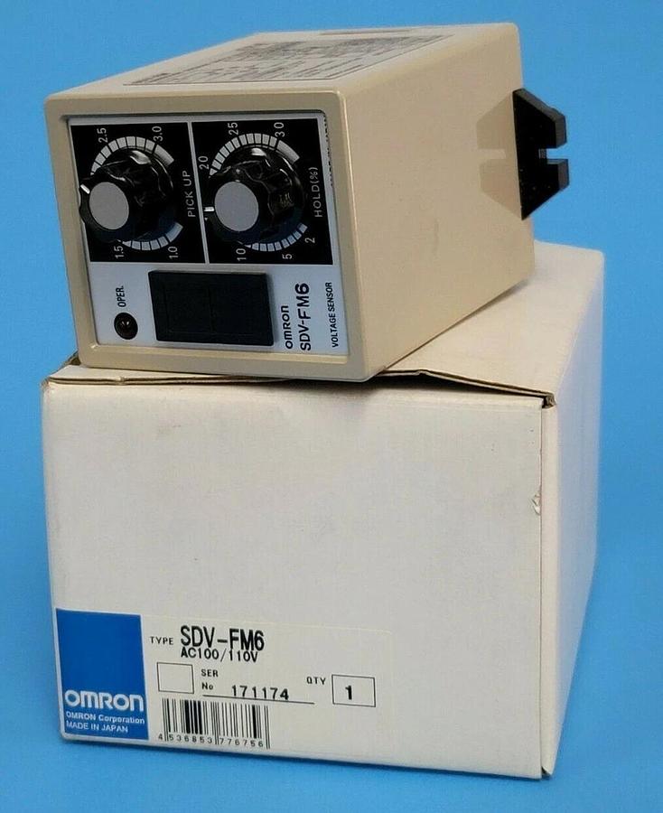Used NIB OMRON SDV-FM6 VOLTAGE SENSOR SDVFM6 AC100/110V