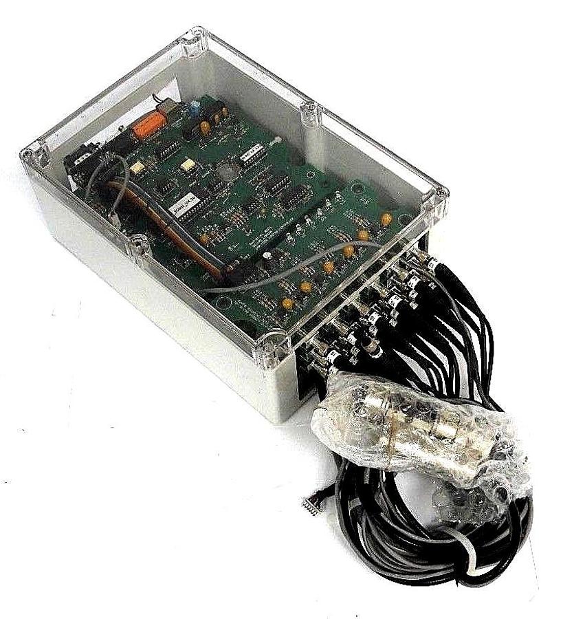 Used DELUXE LONDON 062-01-01 REV-1 CAP CODE MASTER CONTROLLER W/ 4 DAUGHTER BOARDS