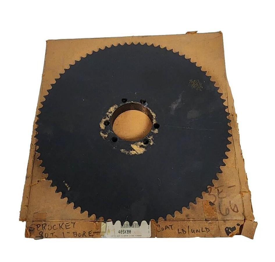 NIB MARTIN 40SK80 ROLLER CHAIN SPROCKET 80 TEETH 4 INCH HUB DIAMETER