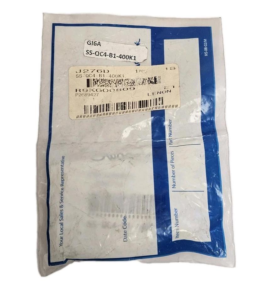 Used NEW SWAGELOK SS-QC4-B1-400K1 SS INSTRUMENTATION QUICK-CONNECT BODY