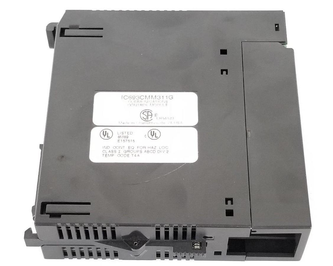 Used GE FANUC IC693CMM311G COMMUNICATIONS CONTROL MODULE (MISSING COVER)