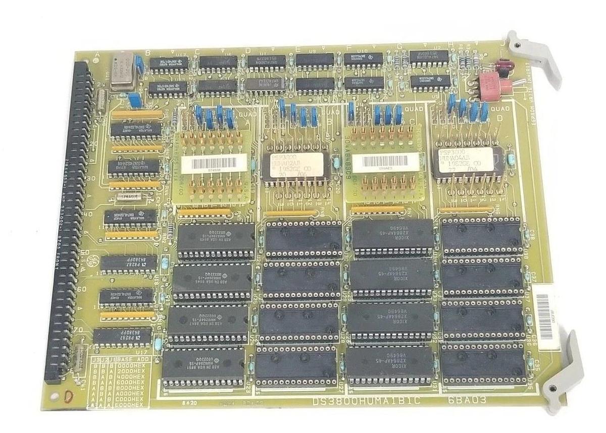 Used GENERAL ELECTRIC DS3800HUMA1B1C MEMORY BOARD W/ 304A8483G51A1A , 304A8483G9