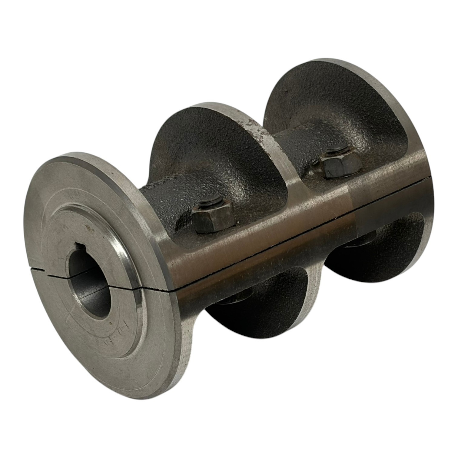 Used Dodge 009083 Ribbed Rigid Coupling Assembly 1-1/4 Inch Bore w Keyway New Surplus