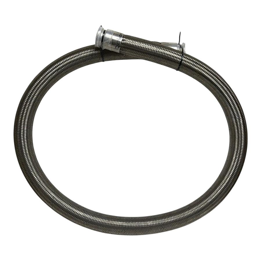 Ace Sanitary SealRite 2" ID x 96" Stainless Steel Braided Sanitary Hose TriClamp