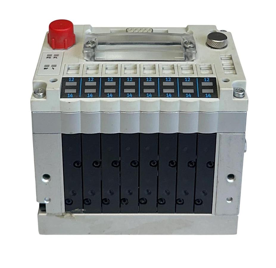 Used FESTO CPV10-VI / 18200 / CPV10-GE-DIO2-8 / 538814 PNEUMATIC VALVE ASSEMBLY USNP