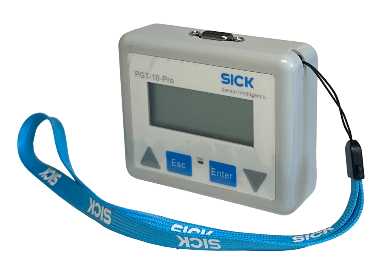Used NEW SICK PGT-10-Pro / 1072254 HANDHELD DISPLAY ENCODER PROGRAMMING TOOL NSNP