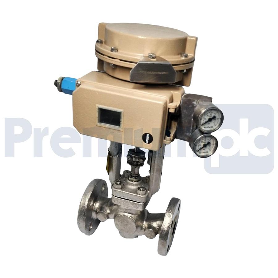 Used SAMSON 3241 1" GLOBE CONTROL VALVE W/3730-1 AND 3277 ACTUATOR 3241-07-A351-CF8M