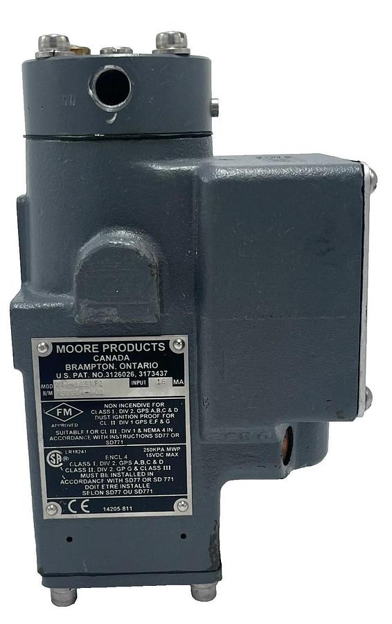 MOORE 771-16SNF2 | 77116SNF2 I/P Transducer 4-20mA Input 3-15 PSI Output NSNP