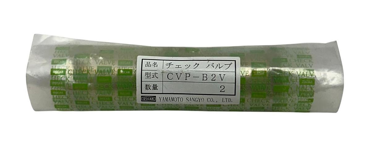 Used 2 OSCAR YAMAMOTO CVP-B2V / CVPB2V CHECK VALVES OEM BRASS NSMP