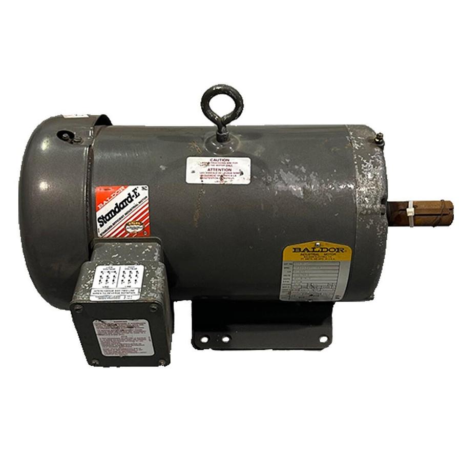 Used NEW BALDOR M3616T ELECTRIC MOTOR 7.5HP, 3450RPM, 3PH, 60HZ, 184T, 3640M, TEFC
