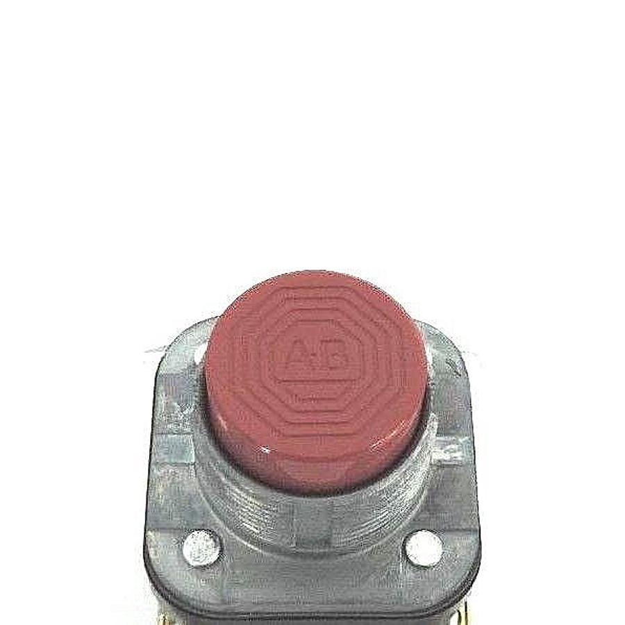NIB ALLEN BRADLEY 800T-B6C PUSH BUTTON RED EXTENDED HEAD SER. T , 4NO - 4NC