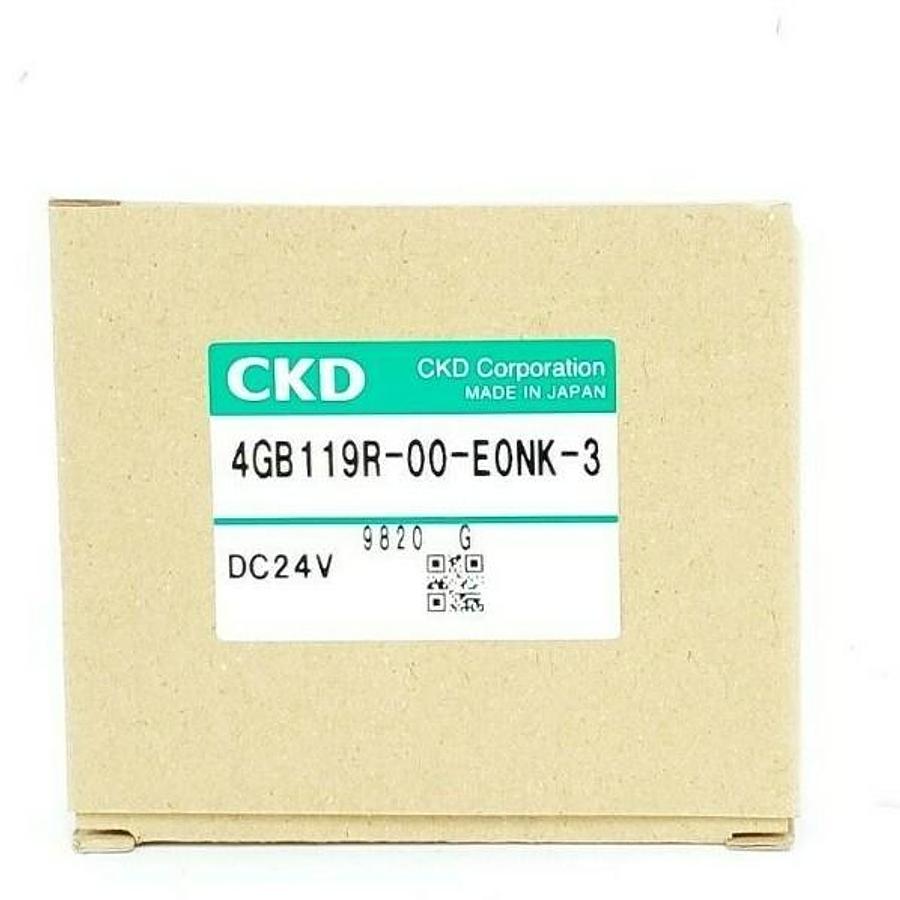 Used NIB CKD 4GB119R-00-E0NK-3 VALVE DC24V,  4GB119R00E0NK3