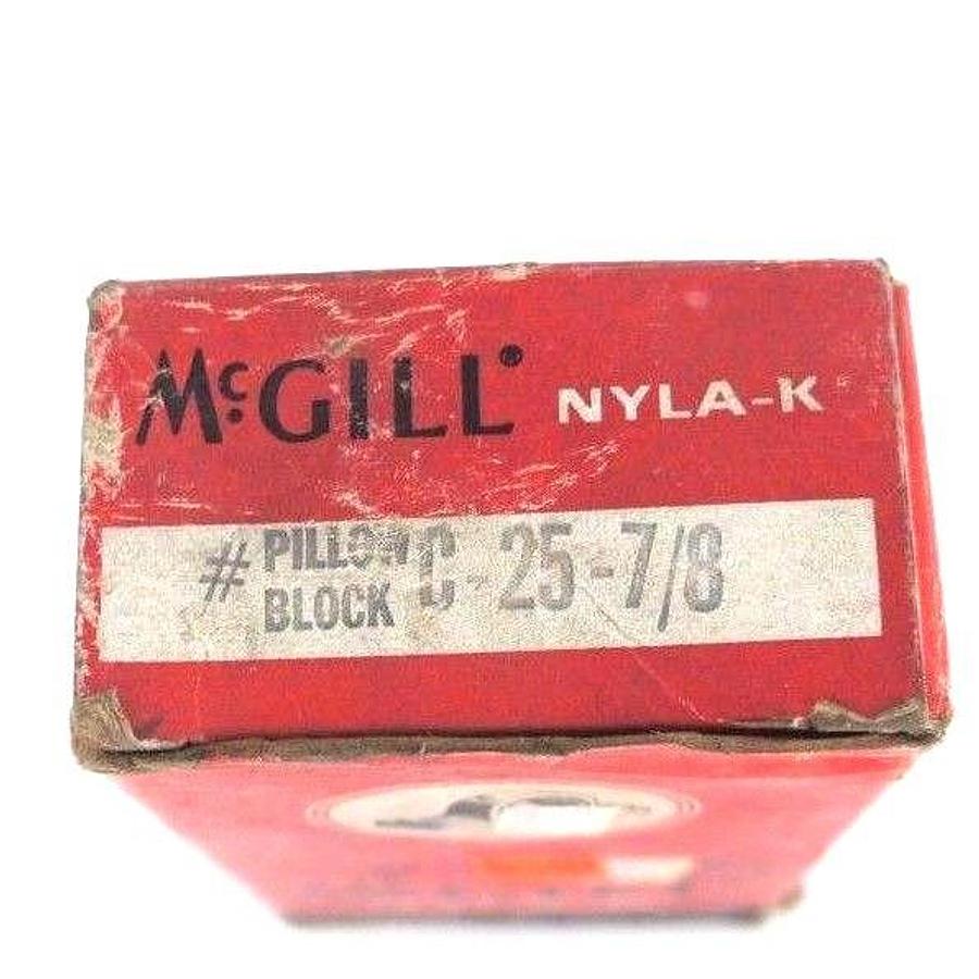 Used LOT OF 2 NEW MCGILL C-25-7/8 PILLOW BLOCK NYLA-K
