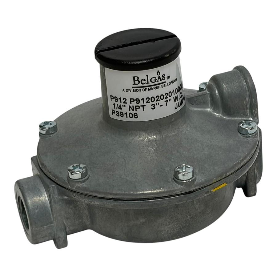 Used BelGas P91202020100000 P912 Gas Pressure Regulator 1/4 NPT 3-7 WC TV New in Box