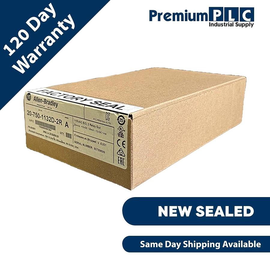 Used NEW SEALED ALLEN BRADLEY 20-750-1132D-2R /A PowerFlex 750 115V EIO 207501132D2R