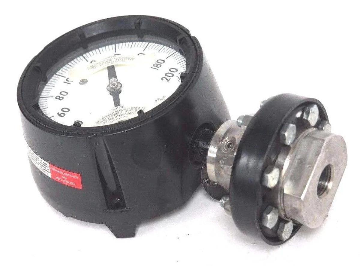 NIB ASHCROFT DURAGAUGE 0-200PSI TYPE: 101 DIAPH:S BK SIZE3/4" W/ A.I.S.I C12L13