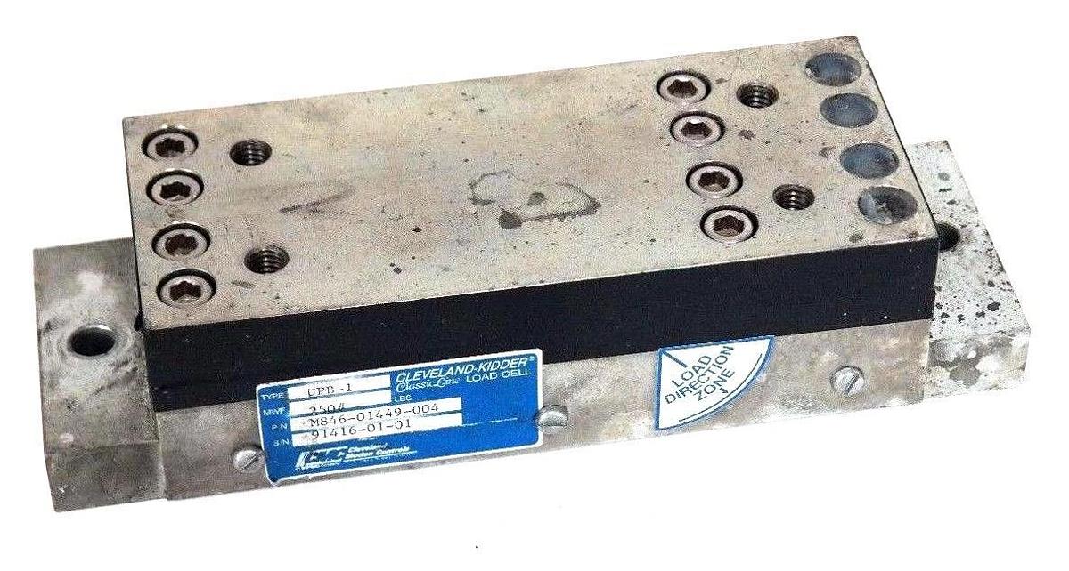Used CLEVELAND-KIDDER M846-01449-004 UPB-1 LOAD CELL 250LBS