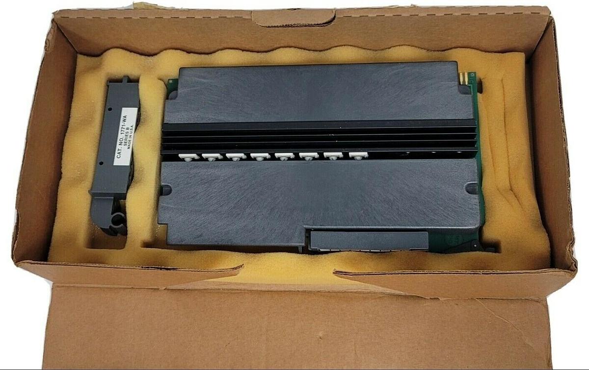 Used REPAIRED ALLEN BRADLEY 1771-OA SER. B AC OUTPUT MODULE W/ 1771-WA SER. B