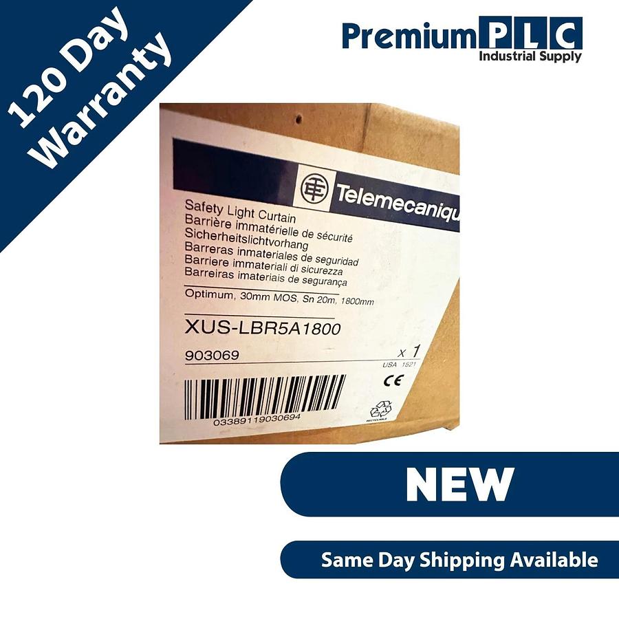 NEW TELEMECANIQUE SCHNEIDER ELECTRIC XUSLBR5A1800 SAFETY LIGHT CURTAINS XUSLB