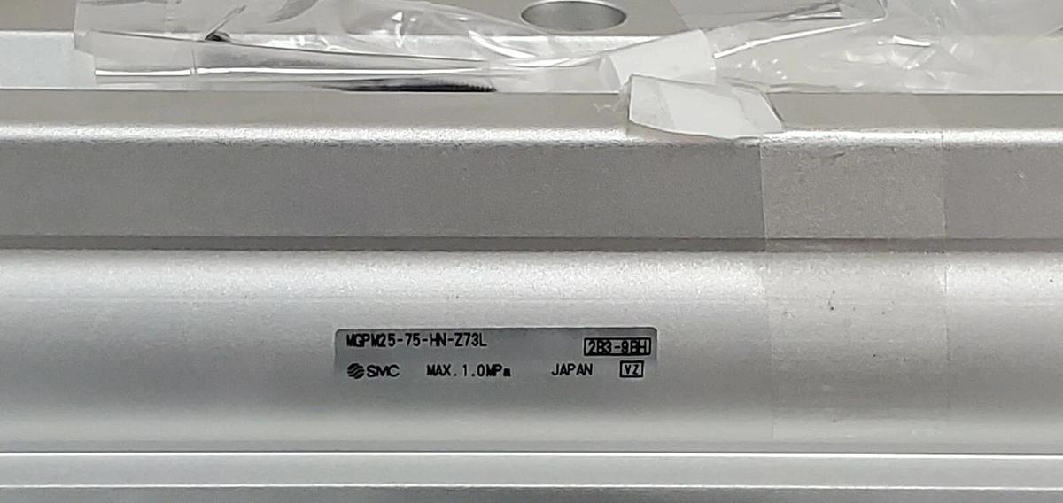 NEW SMC MGPM25-75-HN-Z73L COMPACT GUIDE CYLINDER W/ 2 D-Z73 REED SWITCHES