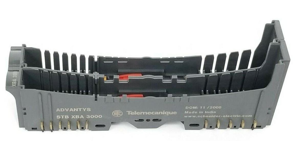 Used TELEMECANIQUE ADVANTYS STB-XBA-3000 MOUNTING BASE XBA-3000