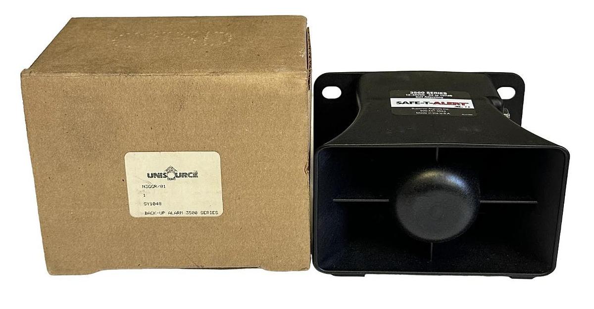 NEW UNISOURCE SY1048 / STA35274A OEM 3500 SERIES BACK-UP ALARM FOR FORKLIFT