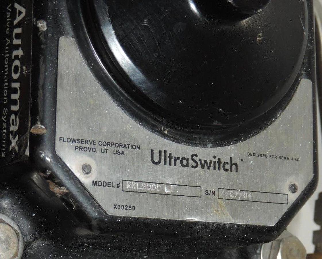 Used FLOWSERVE B115S07 ACTUATOR WITH AUTOMAX NXL2000 ULTRASWITCH WITH KEMA EX-99