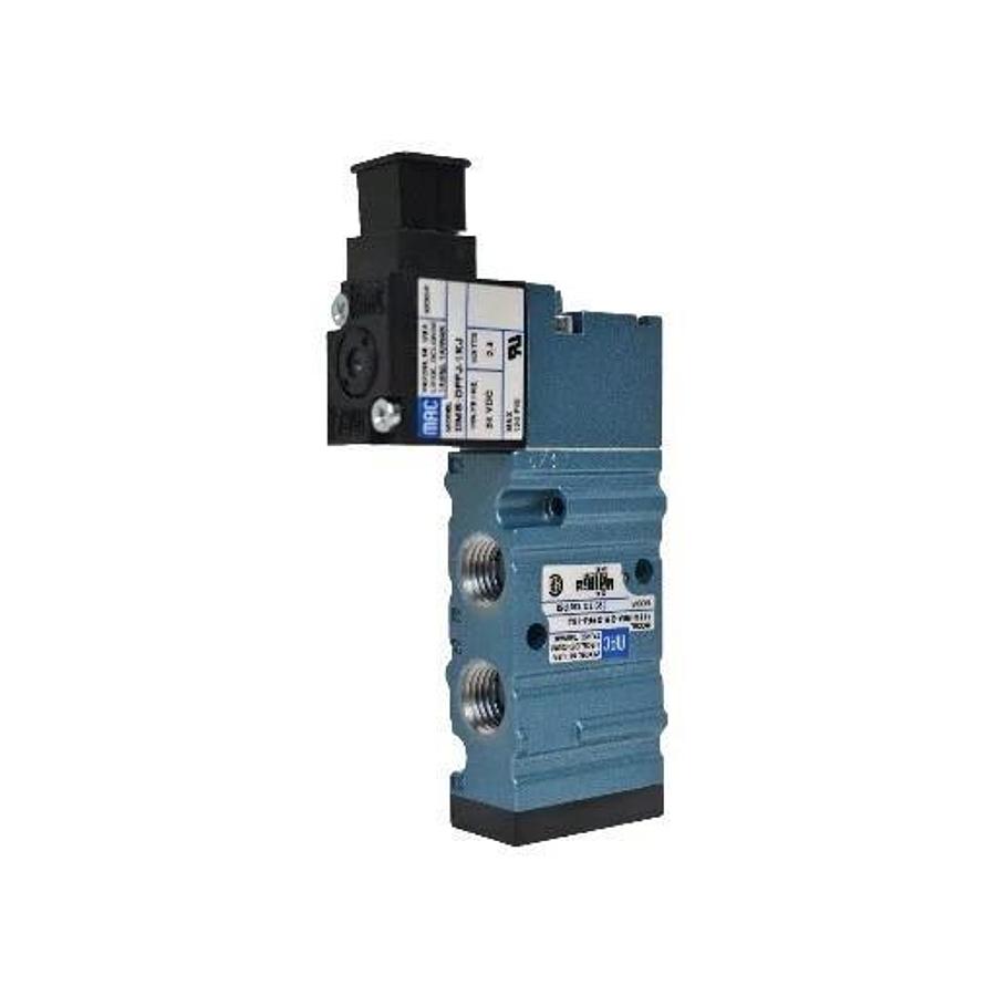 Used NIB MAC 411A-BOA-DM-DFFJ-1KJ SOLENOID VALVE 24VDC 411ABOADMDFFJ1KJ
