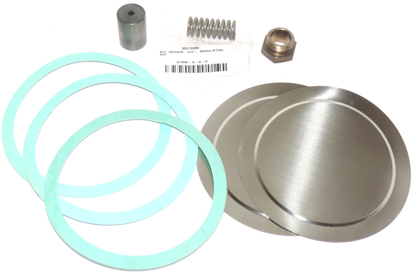 Used NEW MPW EMERSON PROCESS M013089, 3/4" 92C REGULATOR REPAIR KIT, STRM-9-9-5